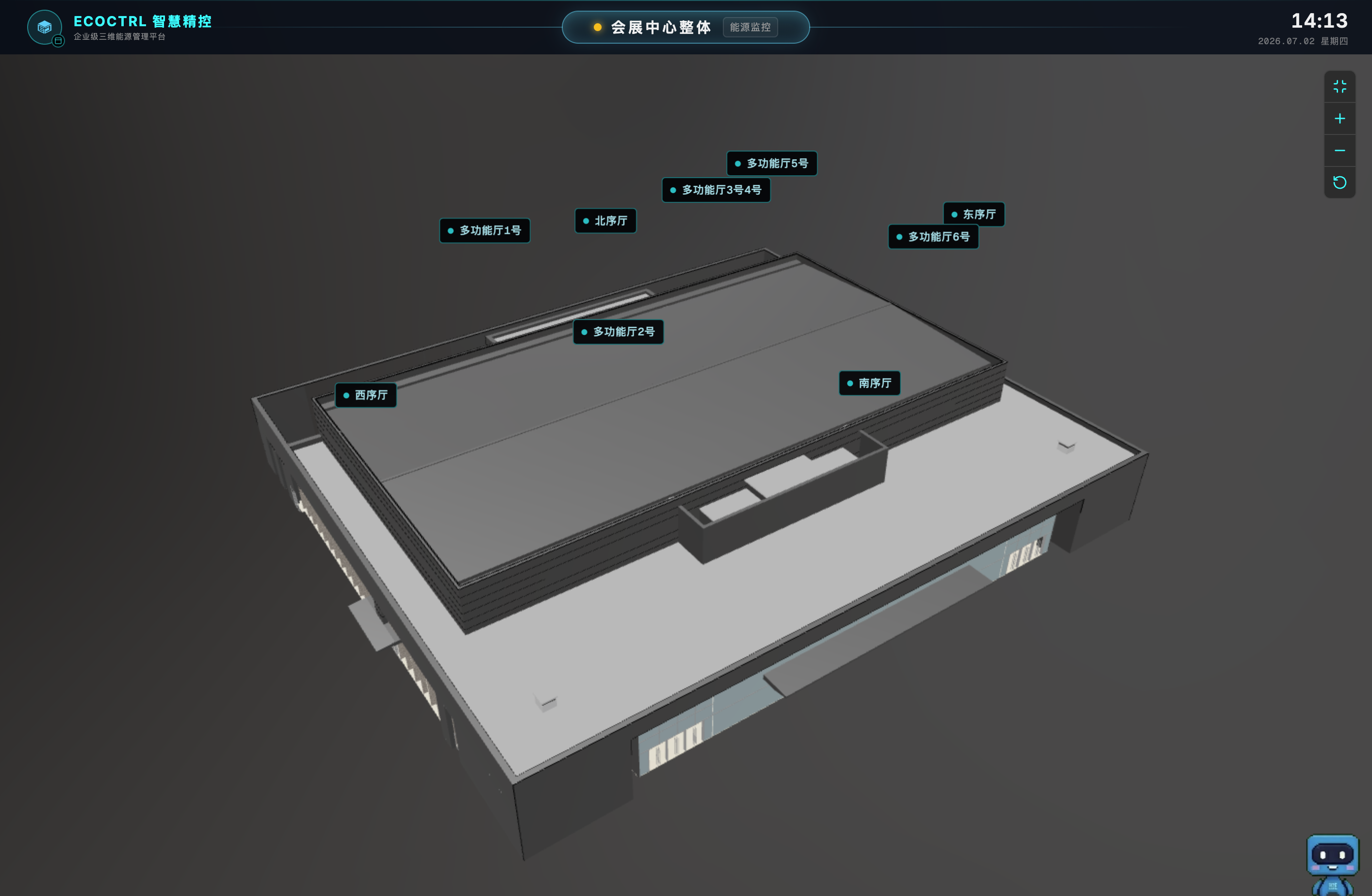 Web 3D 建筑驾驶舱